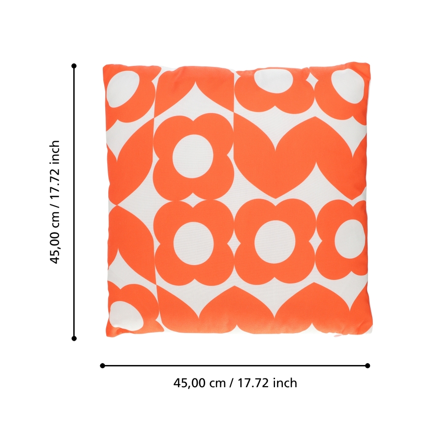 Eglo 420247 - Dekoratiivne padi TSUNAN 45x45 cm oranž