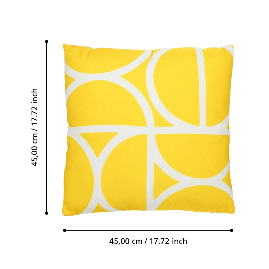 Eglo 420248 - dekoratiivne padi TSUNAN 45x45 cm kollane