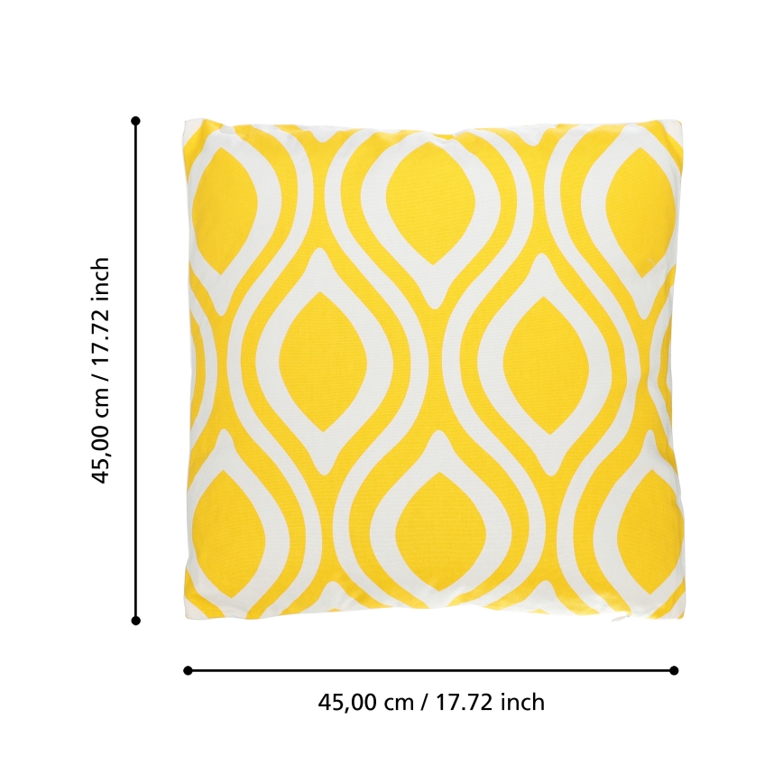 Eglo 420293 - Dekoratiivpadi CHEVERY 45x45 cm kollane
