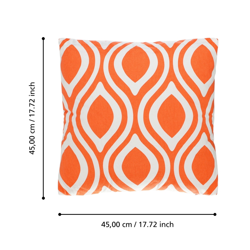Eglo 420295 - Dekoratiivpadi CHEVERY 45x45 cm oranž