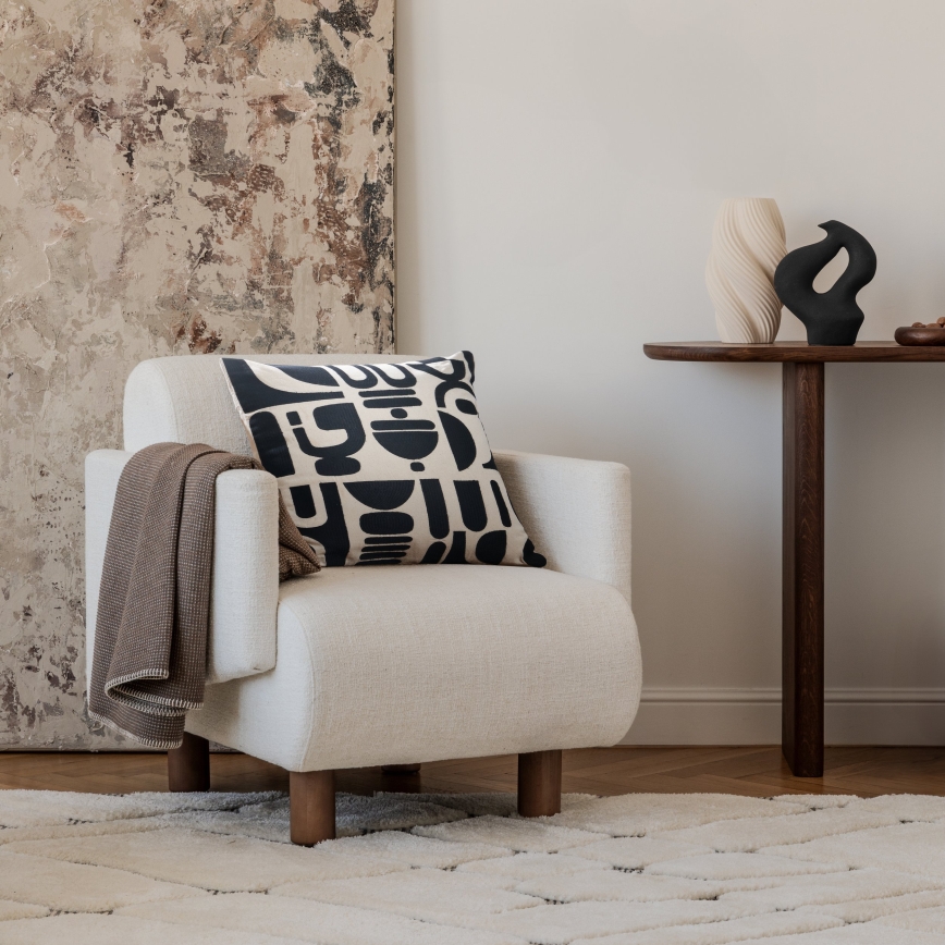 Eglo 420307 - Dekoratiivpadi CHEVERY 45x45 cm kreem/must