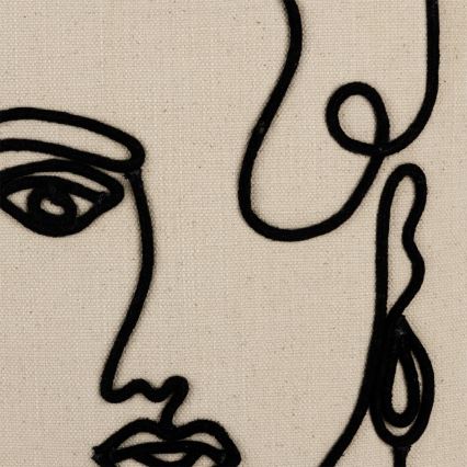 Eglo 420329 - Dekoratiivpadi CHEVERY 45x45 cm kreem/must