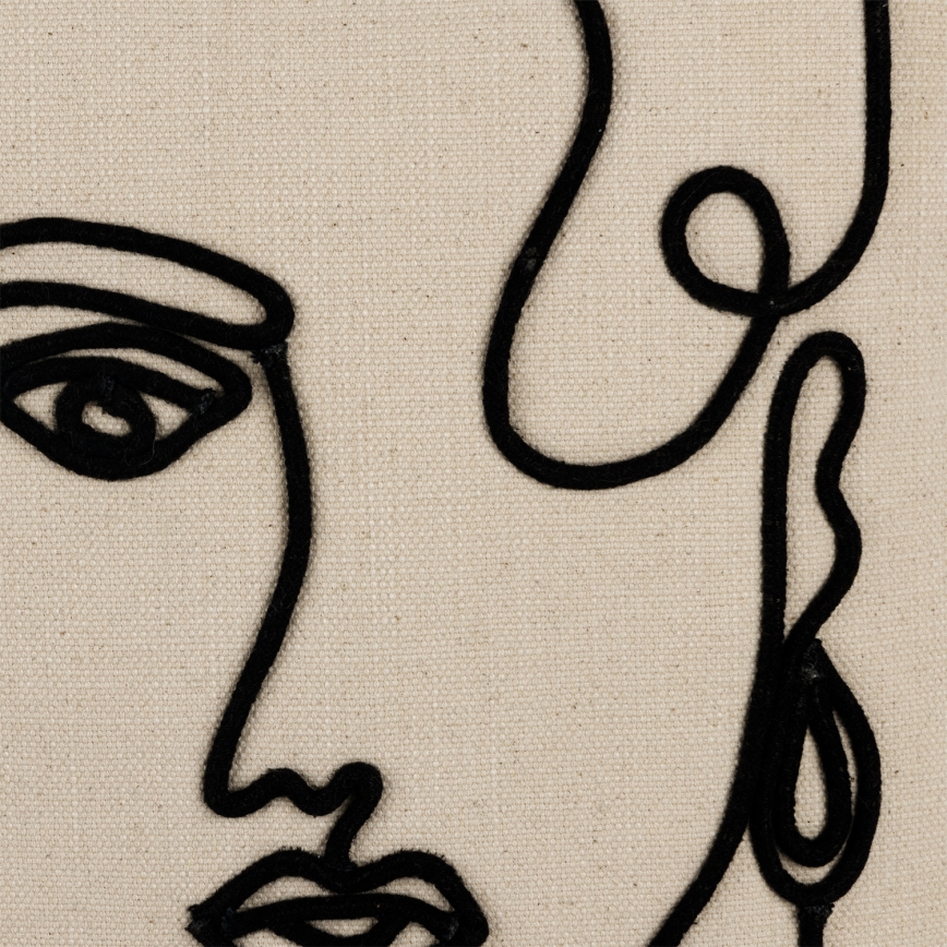 Eglo 420329 - Dekoratiivpadi CHEVERY 45x45 cm kreem/must