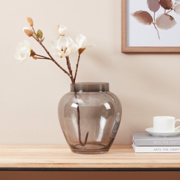 Eglo 421211 - Klaasvaas ASINDRO 23,5x22 cm must/suitsuhall