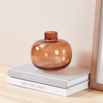 Eglo 421213 - Klaasvaas SIRANANA 11,8 x 13 cm pruun/suitsune