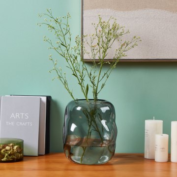 Eglo 421239 - Klaasvaas MAROSAVA 23x20 cm must/suitsune