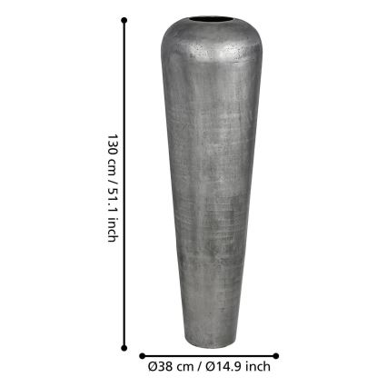 Eglo 421334 - Metallvaas MIYAZAKI 130x38 cm hall