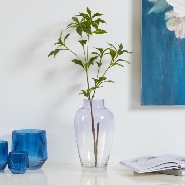 Eglo 421356 - Klaasvaas KENYASI 27x15,5 cm lilla