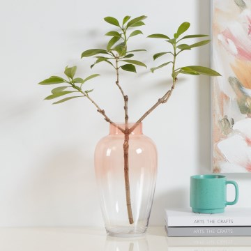 Eglo 421357 - Klaasvaas KENYASI 27x15,5 cm roosa