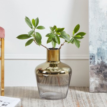 Eglo 421368 - Kuldne klaasvaas SAMUNTAI 32x25 cm