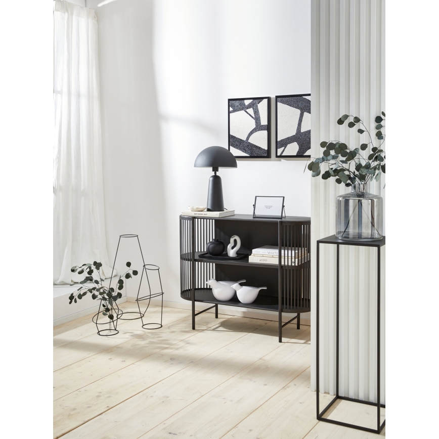 Eglo 421385 - Klaasvaas NABAS 24,5x21 cm must/suitsuhall