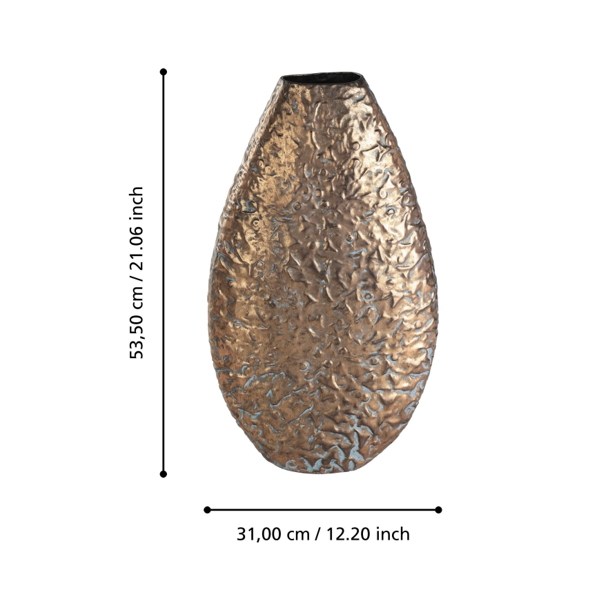 Eglo 421635 - Metallvaas LENGGENG 53,5x31 cm pronksvärvi