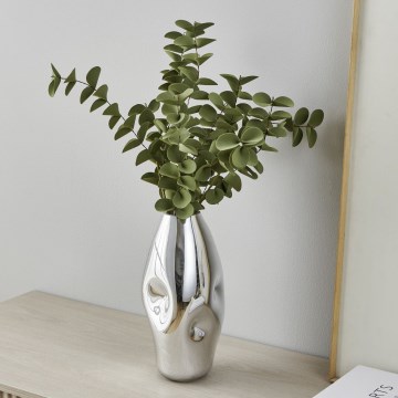 Eglo 421682 - Klaasvaas XIPORAI 28,5x14,5 cm läikiv kroom