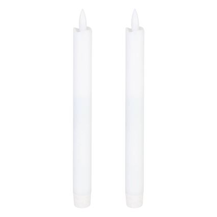 Eglo - KOMPLEKT 2X LED Küünal LED/1xAAA 24,5 cm valge