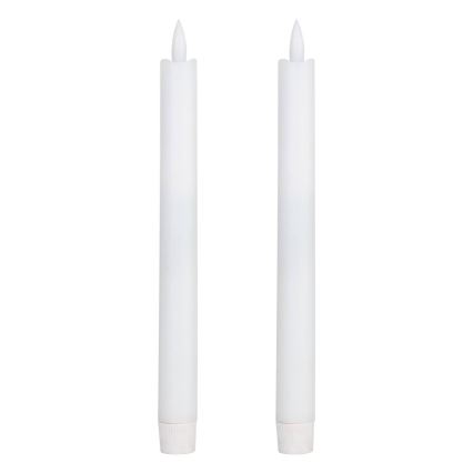 Eglo - KOMPLEKT 2X LED Küünal LED/1xAAA 24,5 cm valge