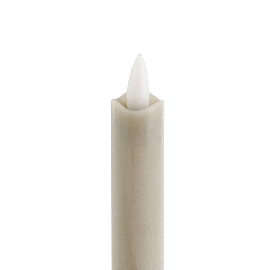 Eglo - KOMPLEKT 2X LED Küünal LED/1xAAA 24,5 cm beež