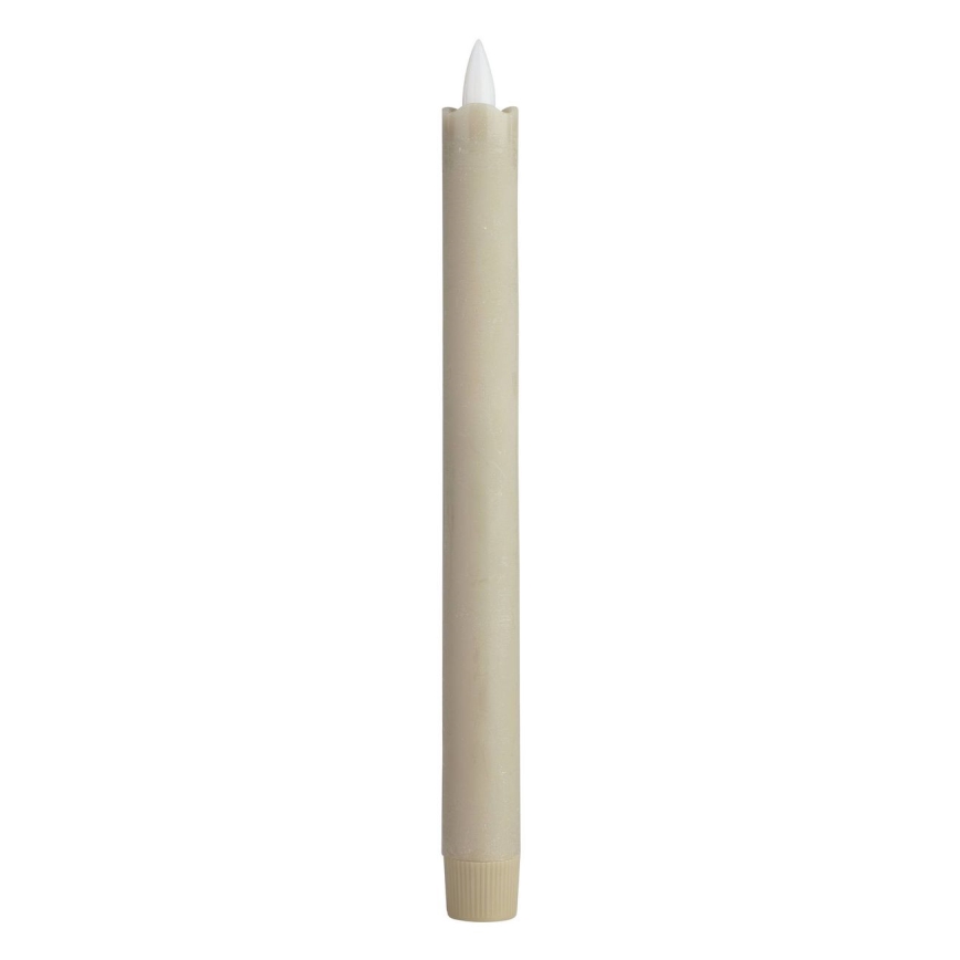 Eglo - KOMPLEKT 2X LED Küünal LED/1xAAA 24,5 cm beež