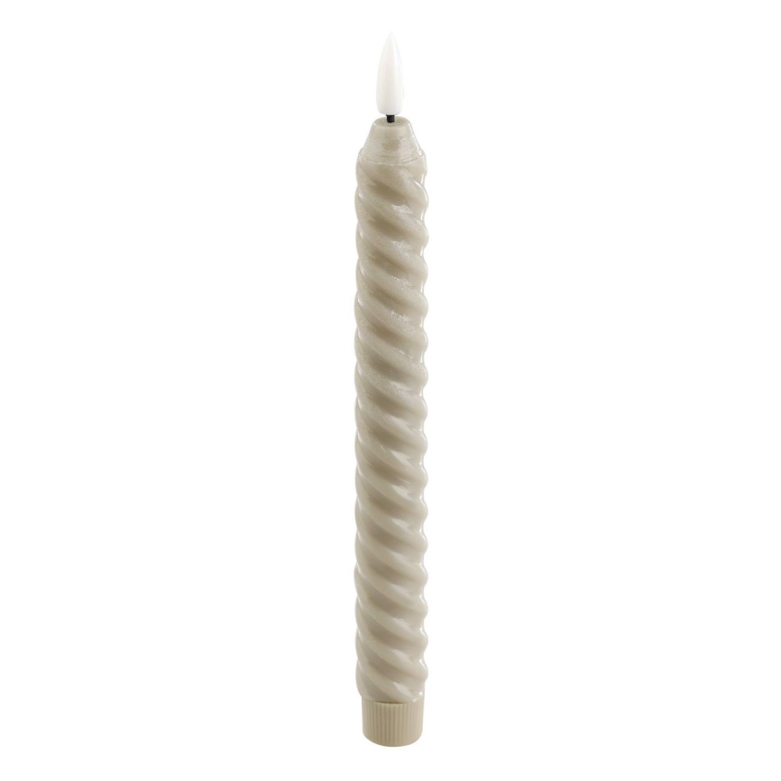 Eglo - KOMPLEKT 2X LED Küünal LED/1xAAA 24,5 cm beež