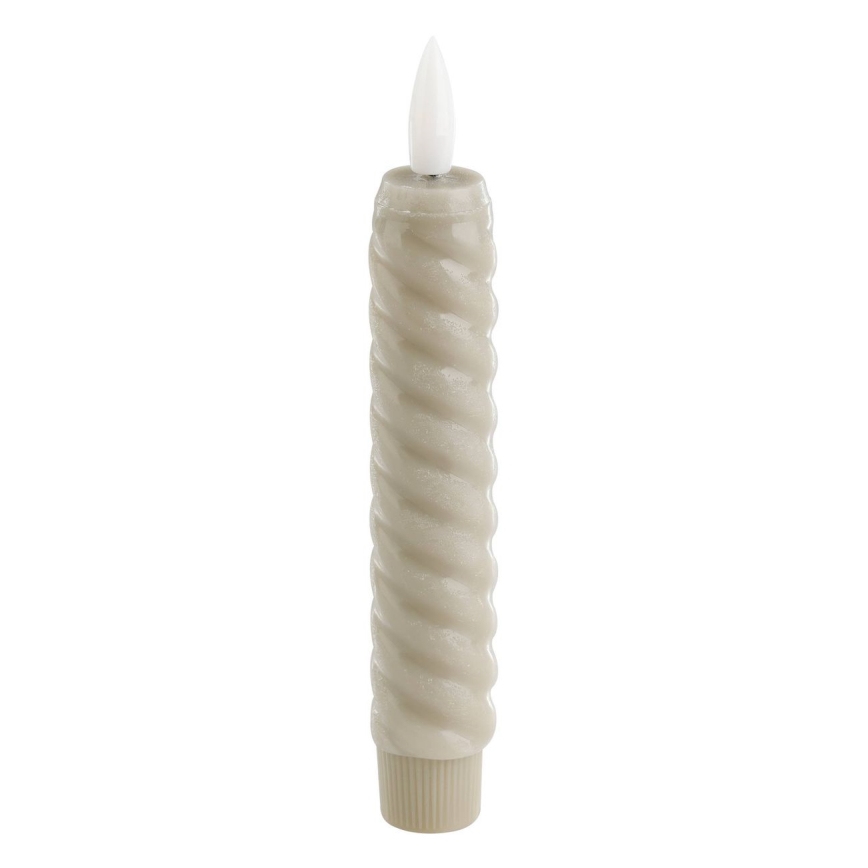 Eglo - KOMPLEKT 2X LED Küünal LED/1xAAA 15 cm beež