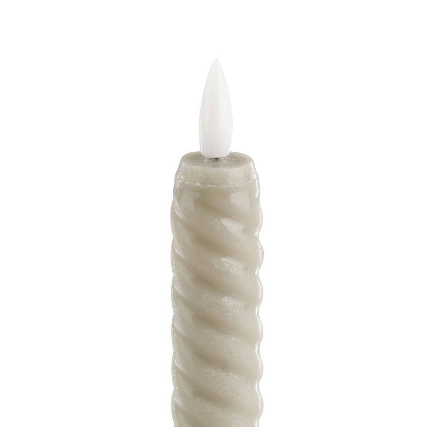 Eglo - KOMPLEKT 2X LED Küünal LED/1xAAA 15 cm beež
