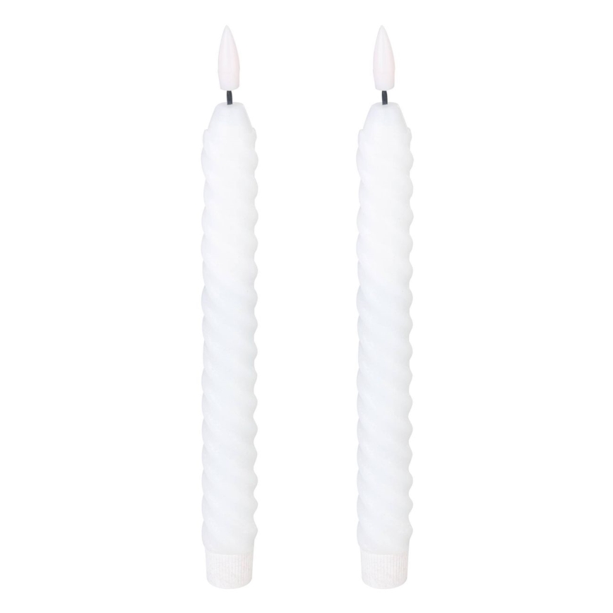 Eglo - KOMPLEKT 2X LED Küünal LED/1xAAA 25 cm valge