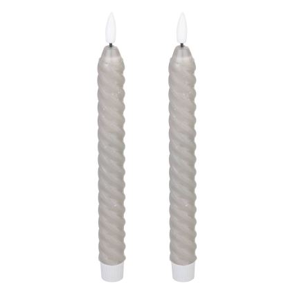 Eglo - KOMPLEKT 2X LED Küünal LED/1xAAA 25 cm hall