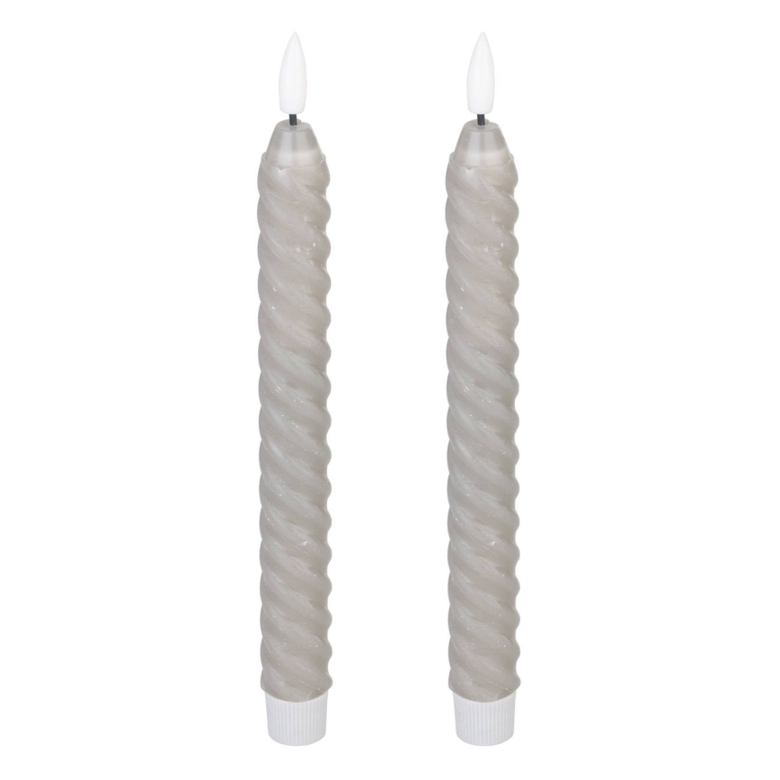 Eglo - KOMPLEKT 2X LED Küünal LED/1xAAA 25 cm hall