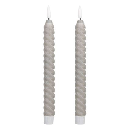 Eglo - KOMPLEKT 2X LED Küünal LED/1xAAA 25 cm hall
