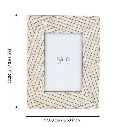 Eglo - Pildiraam 10x15 cm beež