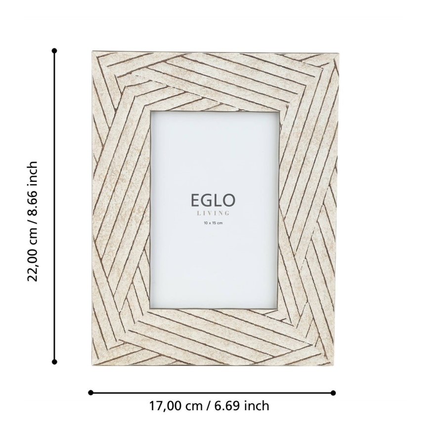 Eglo - Pildiraam 10x15 cm beež