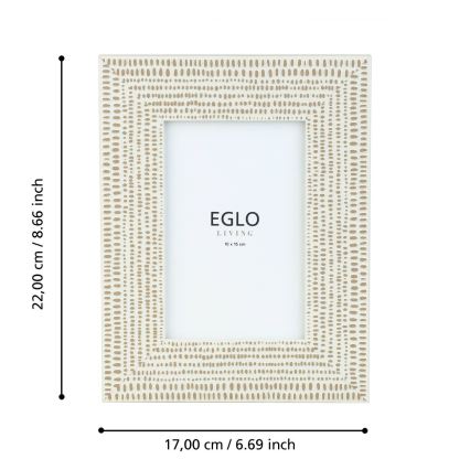 Eglo - Pildiraam 10x15 cm kreemikas