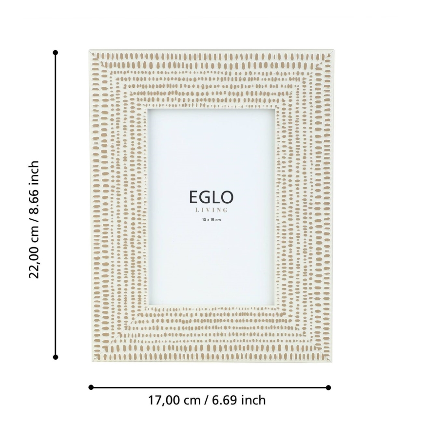 Eglo - Pildiraam 10x15 cm kreemikas