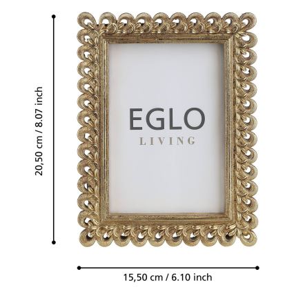 Eglo - Pildiraam 10x15 cm kuldne