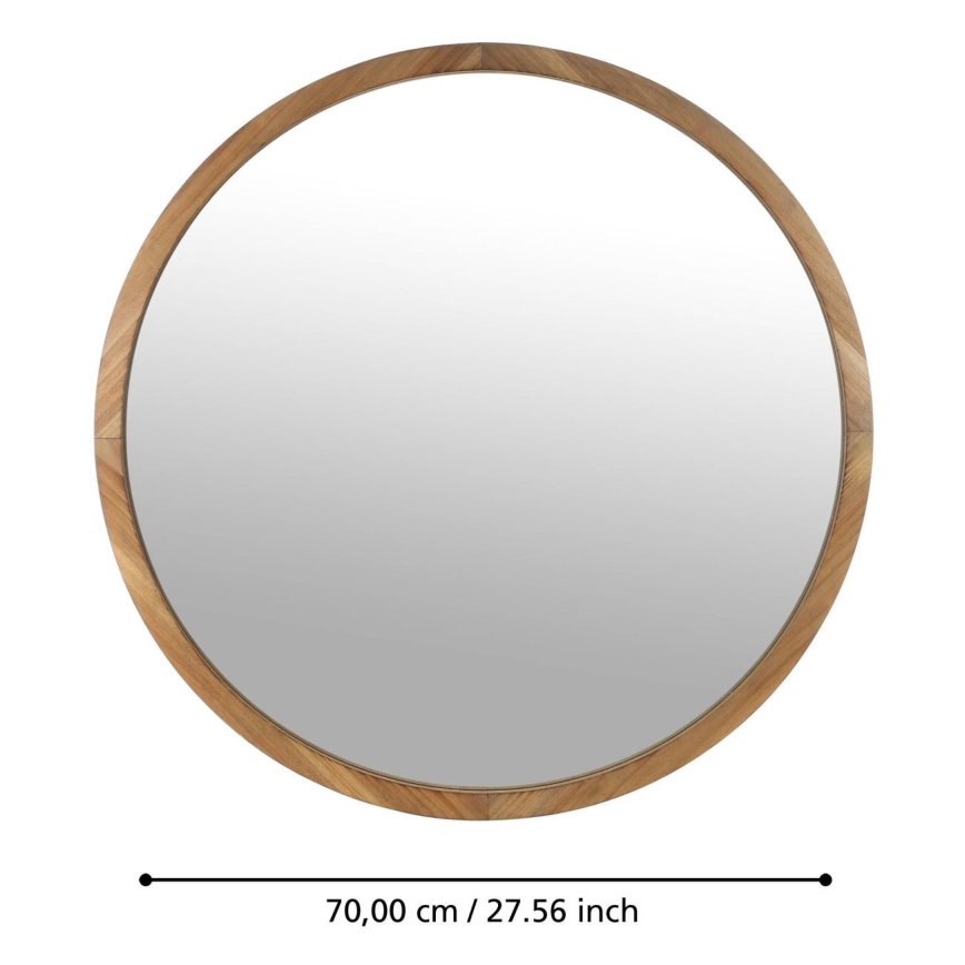 Eglo - Seinapeegel d. 70 cm pruun