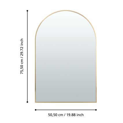 Eglo 425057 - Seinapeegel AMBERY 75,5x50,5 cm kuldne