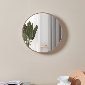 Eglo 425058 - Seinapeegel BANI, läbimõõduga 40 cm, beež
