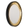 Eglo 425062 - Seinapeegel BONTANG läbimõõt 90 cm must/kuldne