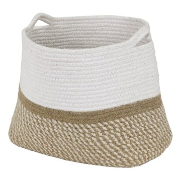 Eglo 426562 - Dekoratiivkorv TOYAMA 25x30 cm valge/beež