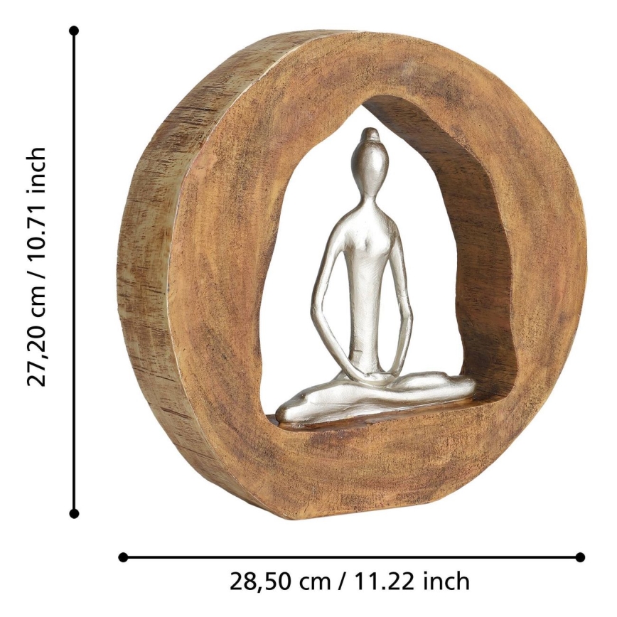Eglo - Kaunistus 27,2x28,5 cm puit/vaik