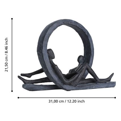 Eglo - Metallkaunistus 21,5x31 cm vaik