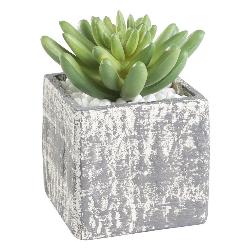 Eglo - Kunstlill lillepotiga 12x7,5 cm sukulent