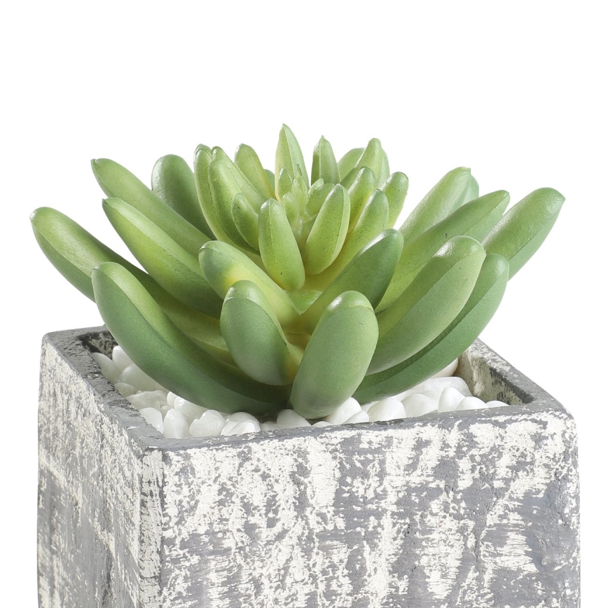 Eglo - Kunstlill lillepotiga 12x7,5 cm sukulent