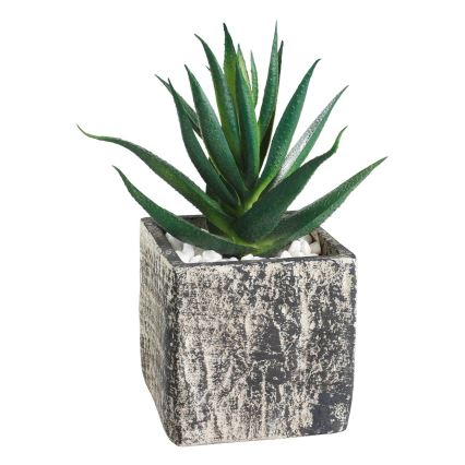 Eglo - Kunstlill lillepotiga 13x9,5 cm sukulent