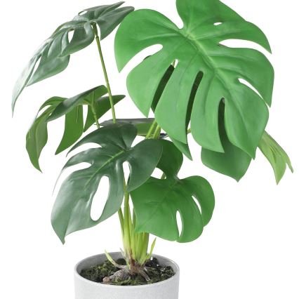 Eglo - Kunstlill lillepotiga 42x30 cm monstera