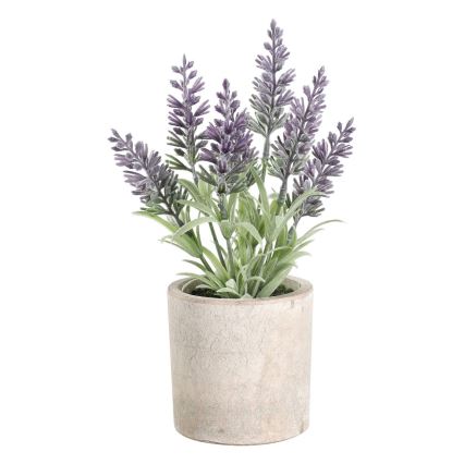 Eglo - Kunstlill lillepotiga 22x8 cm lavendel