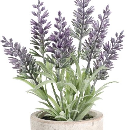Eglo - Kunstlill lillepotiga 22x8 cm lavendel