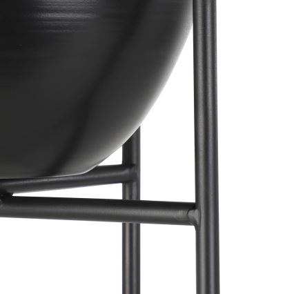 Eglo - Metallist lillepott 73x23,5 cm must