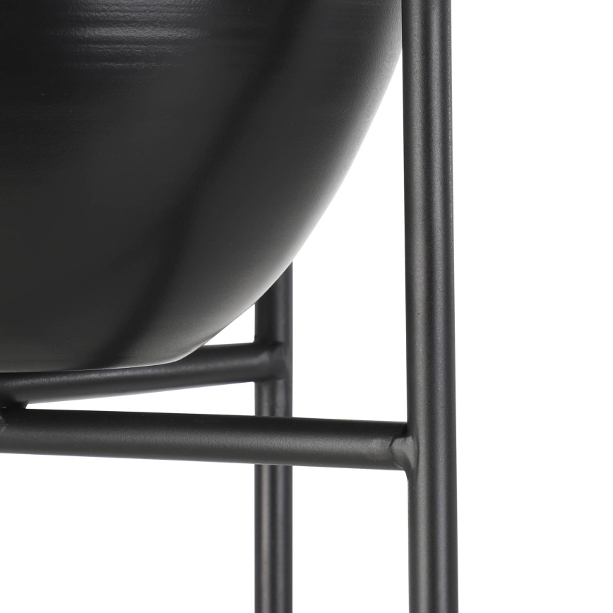 Eglo - Metallist lillepott 73x23,5 cm must