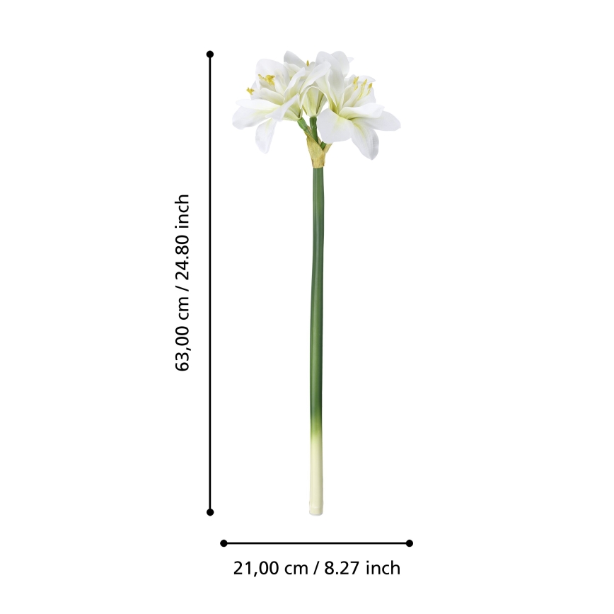 Eglo - Kunstlill 63 cm valge