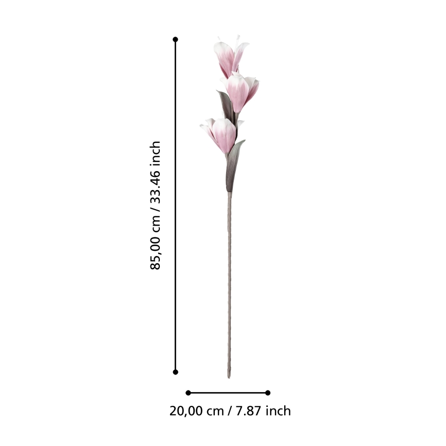 Eglo - Kunstlill 85 cm roosa